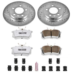 Power Stop K3093-26 Z26 Extreme Street Warrior 1-Click Brake Kit (Rear) for 2000-2006 Audi Tt product image