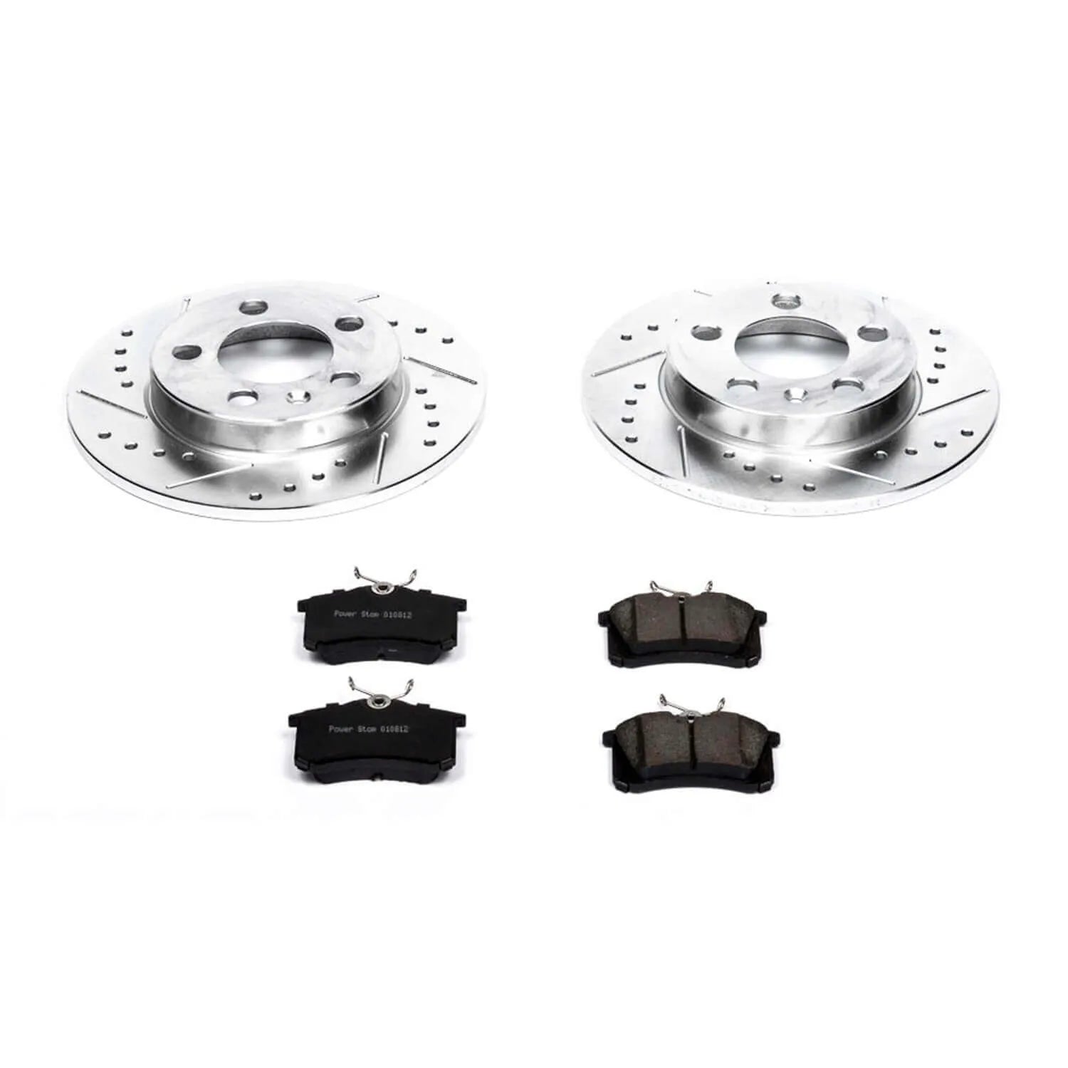 Power Stop K3093 - Z23 Evolution Sport Performance 1-Click Brake Kit With Hardware (Rear)