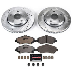Power Stop K3097-36 Z36 Severe-Duty Truck And Tow 1-Click Brake Kit (Front) for 2007-2018 Jeep Wrangler product image