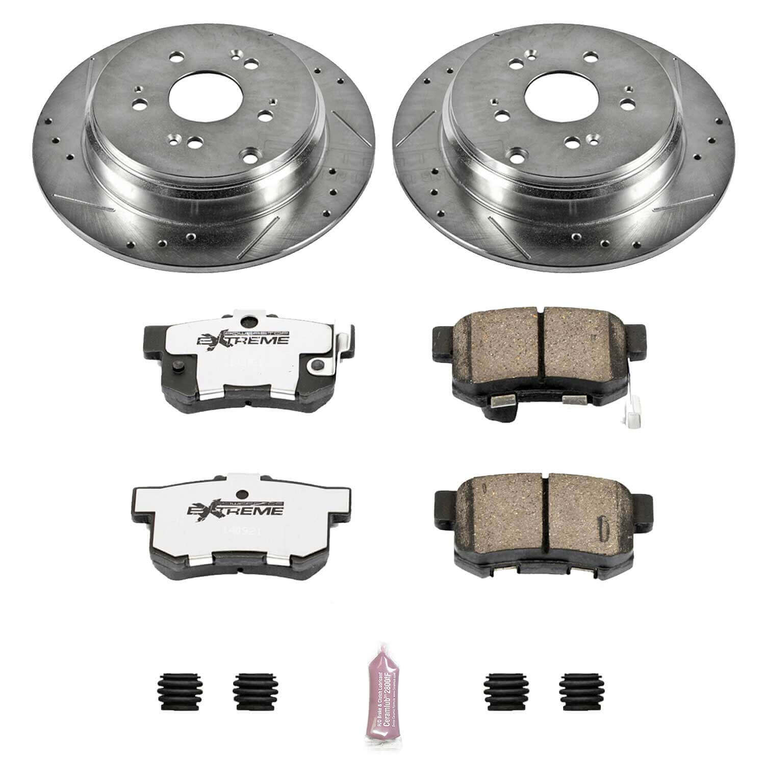 Power Stop K3098-26 - Z26 Extreme Street Warrior 1-Click Brake Kit (Rear) vehicle fitment brake part