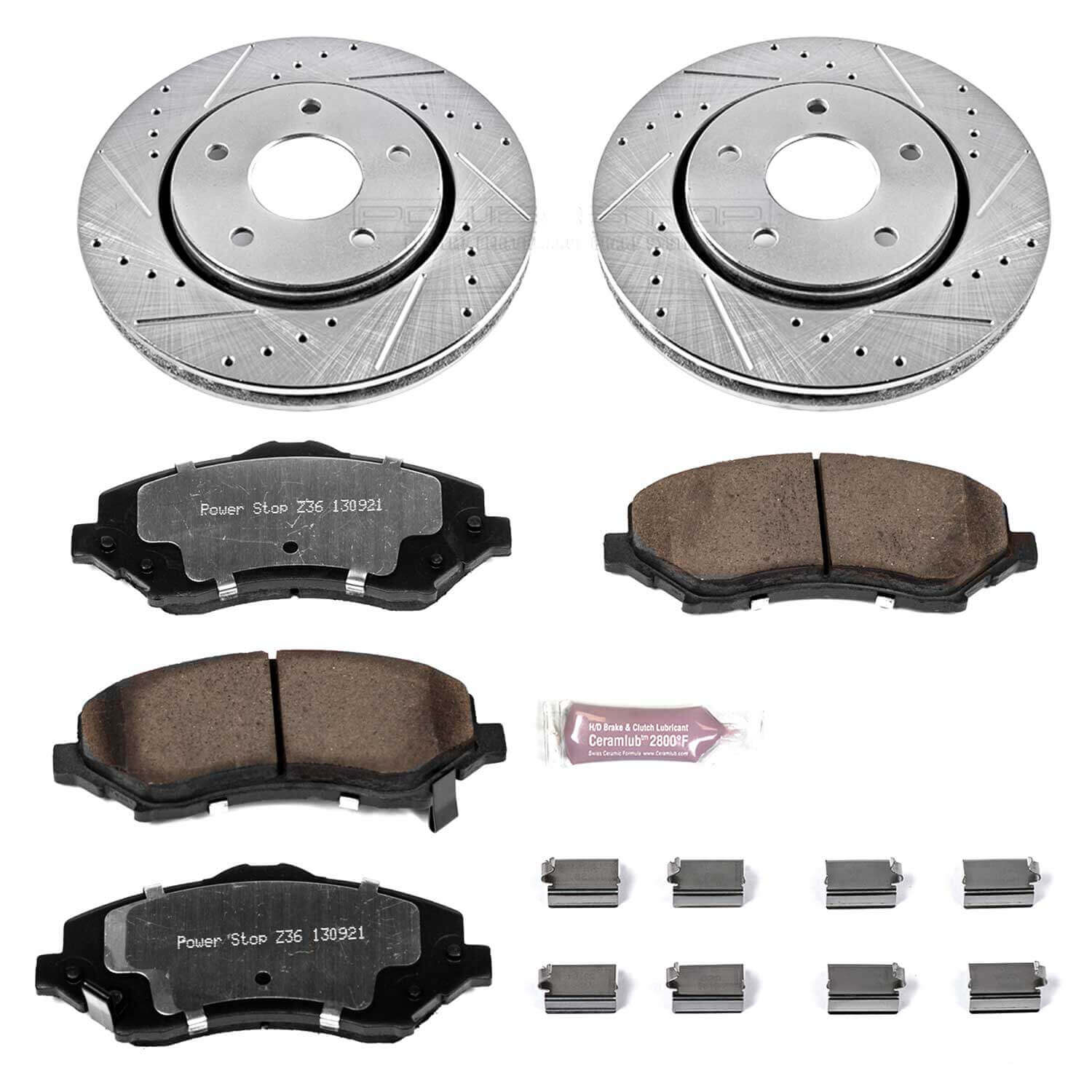 Power Stop K3118-36 Z36 Severe-Duty Truck And Tow 1-Click Brake Kit (Front) for 2008-2016 Chrysler Town & Country product image