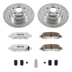 Power Stop K3124-26 Z26 Extreme Street Warrior 1-Click Brake Kit (Rear) for 2000-2006 Subaru Baja product image