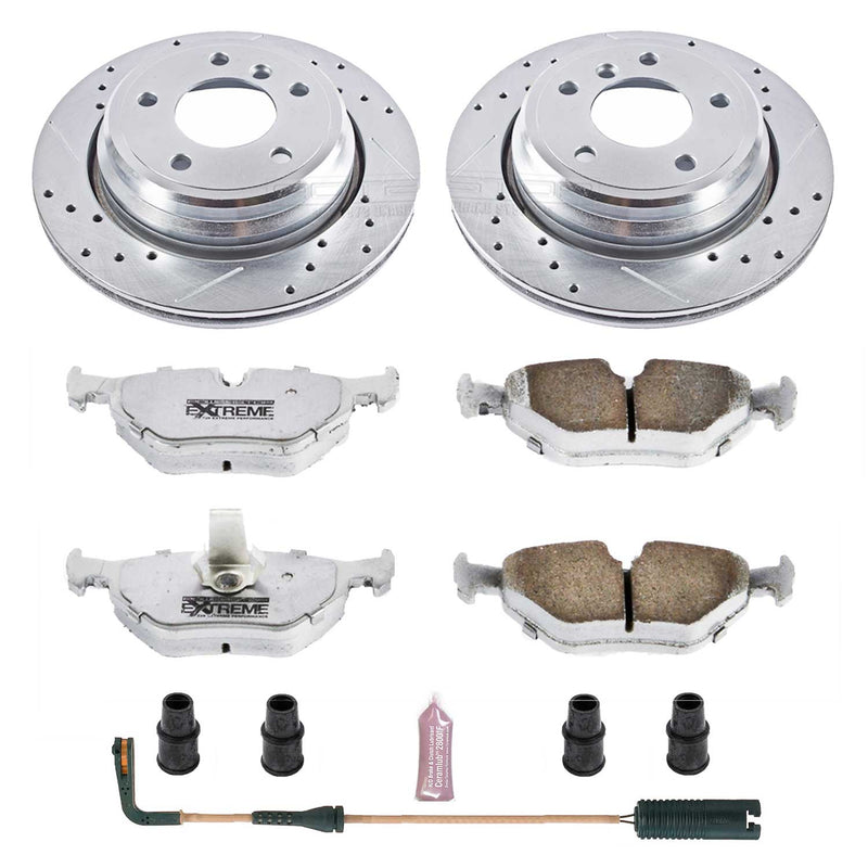 Power Stop K3125-26 Z26 Extreme Street Warrior 1-Click Brake Kit (Rear) for 1997-2003 BMW 525I Sedan (4 Door) product image