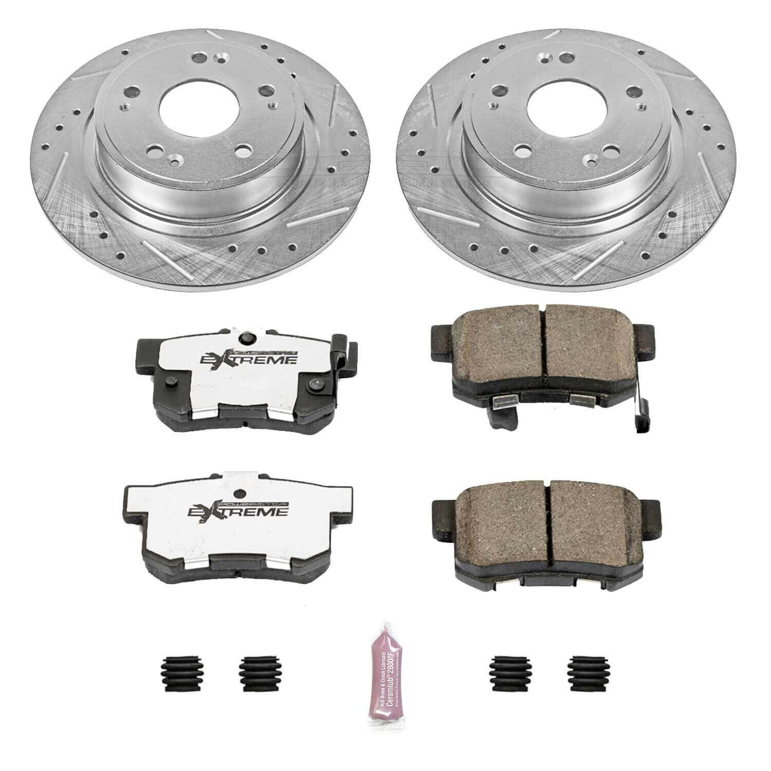 Power Stop K3128-26 Z26 Extreme Street Warrior 1-Click Brake Kit (Rear) for 2005-2022 Acura Ilx product image