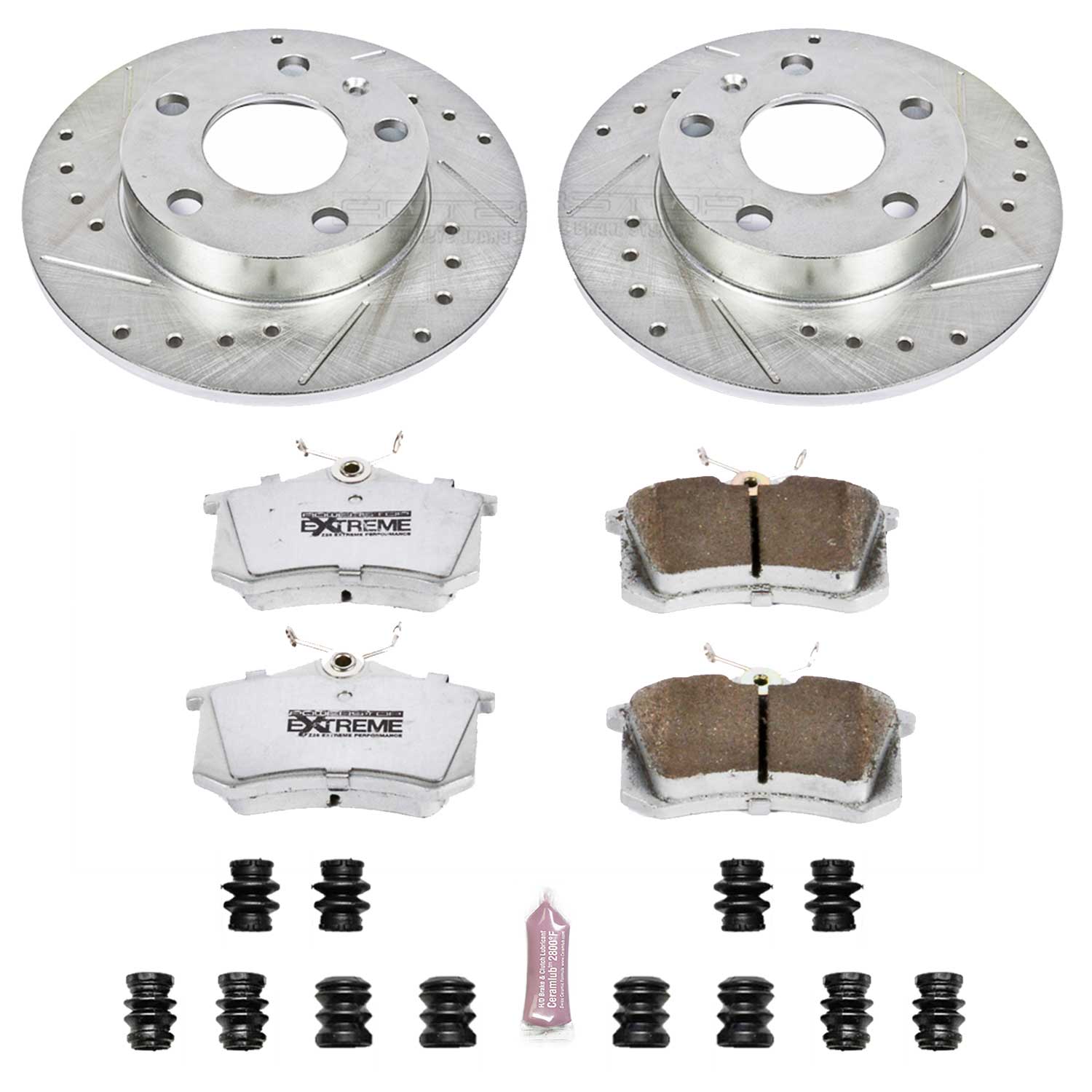 Power Stop K3129-26 - Z26 Extreme Street Warrior 1-Click Brake Kit (Rear) vehicle fitment brake part