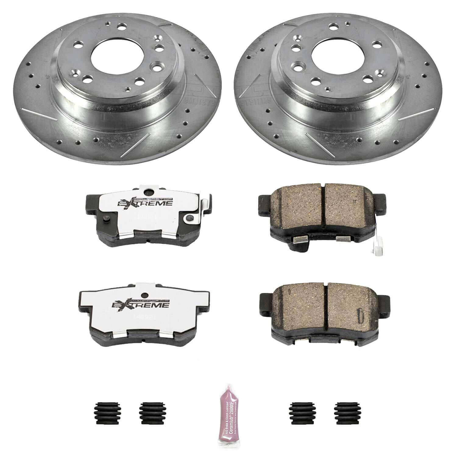Power Stop K3153-26 - Z26 Extreme Street Warrior 1-Click Brake Kit (Rear) vehicle fitment brake part