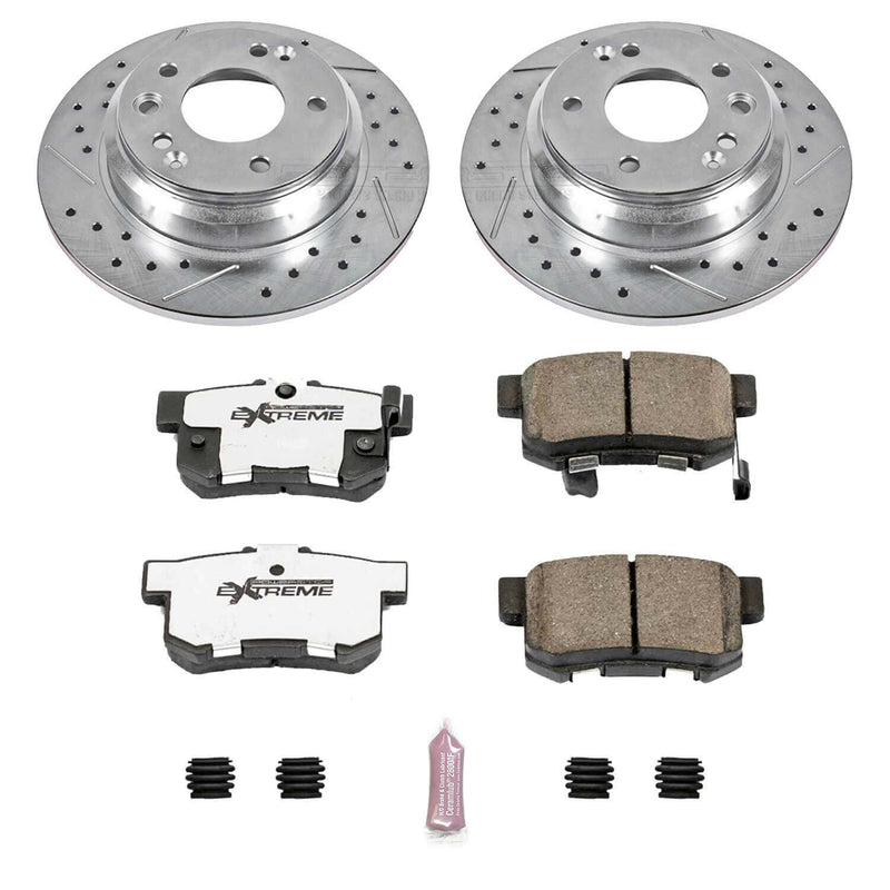Power Stop K3154-26 Z26 Extreme Street Warrior 1-Click Brake Kit (Rear) for 1999-2001 Acura Rl product image
