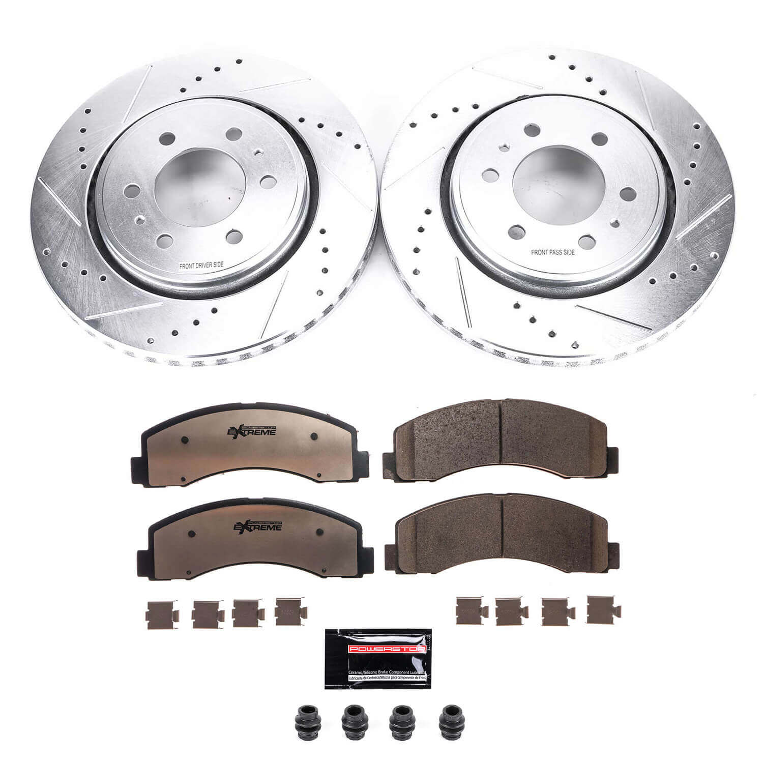 Power Stop K3167-36 Z36 Severe-Duty Truck And Tow 1-Click Brake Kit (Front) for 2010-2021 Ford Expedition product image