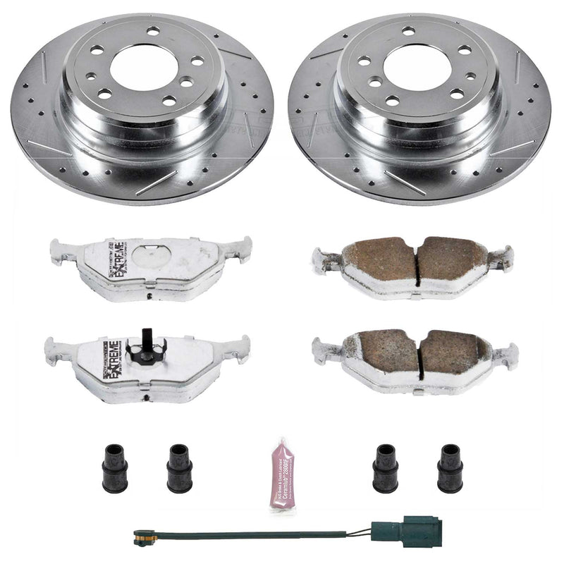 Power Stop K393-26 Z26 Extreme Street Warrior 1-Click Brake Kit (Rear) for 1990-1995 BMW 525I product image