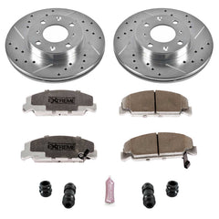 Power Stop K398-26 - Z26 Extreme Street Warrior 1-Click Brake Kit (Front) vehicle fitment brake part