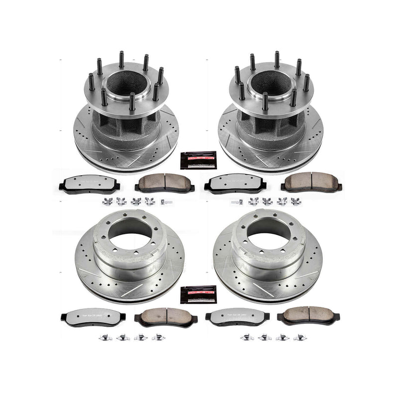 Power Stop K4032-36 Z36 Severe-Duty Truck And Tow 1-Click Front And Rear Brake Kit for 2007-2010 Ford F-350 Super Duty - product image