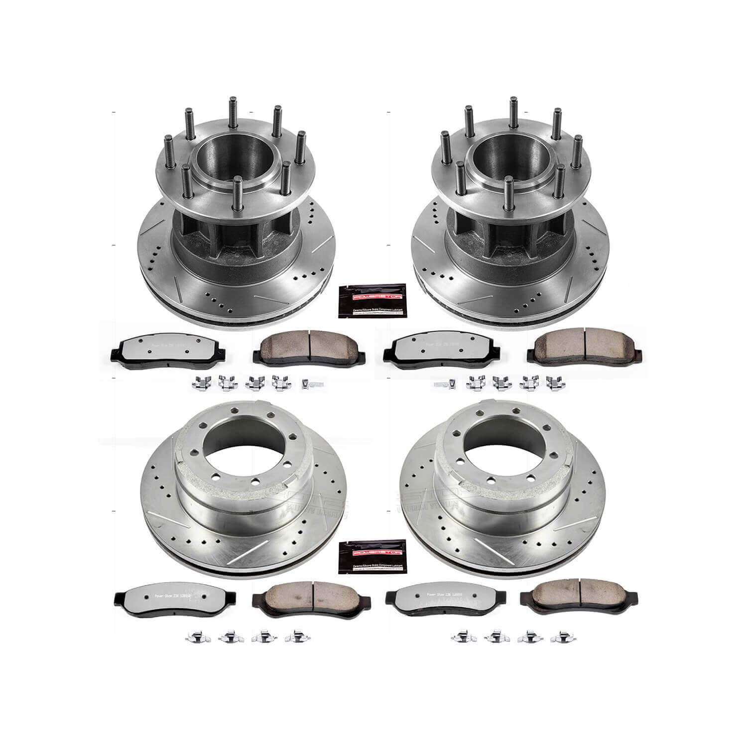 Power Stop K4034-36 Z36 Severe-Duty Truck And Tow 1-Click Front And Rear Brake Kit for 2005-2007 Ford F-350 Super Duty product image