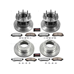 Power Stop K4034-36 Z36 Severe-Duty Truck And Tow 1-Click Front And Rear Brake Kit for 2005-2007 Ford F-350 Super Duty product image