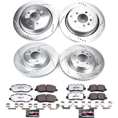 Power Stop K4059-36 Z36 Severe-Duty Truck And Tow 1-Click Front And Rear Brake Kit for 2005-2009 Land Rover LR3 product image