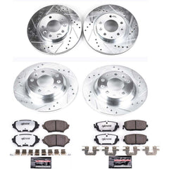 Power Stop K4098-26 Z26 Street Warrior 1-Click Front And Rear Brake Kit for 2006-2015 Mazda Miata / MX-5 product image