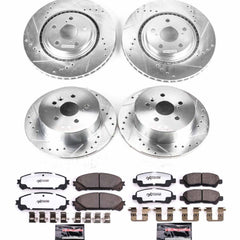 Power Stop K4129-36 Z36 Severe-Duty Truck And Tow 1-Click Front And Rear Brake Kit for 2008-2013 Toyota Highlander product image