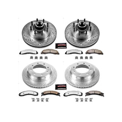 Power Stop K4131-36 Z36 Severe-Duty Truck And Tow 1-Click Front And Rear Brake Kit for 2008-2025 Ford E-150 product image