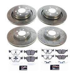 Power Stop K4229-26 Z26 Extreme Street Warrior 1-Click Brake Kit (Front And Rear) for 1995-1999 BMW M3 product image