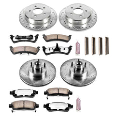 Power Stop K4356-36 Z36 Severe-Duty Truck And Tow 1-Click Brake Kit (Front And Rear) for 2001-2002 Ford Explorer Sport product image
