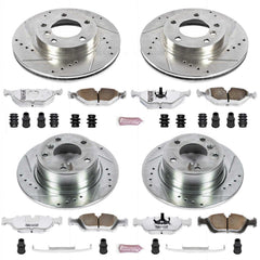 Power Stop K4371-26 Z26 Extreme Street Warrior 1-Click Brake Kit (Front And Rear) for 2003-2005 BMW Z4 2.5I product image