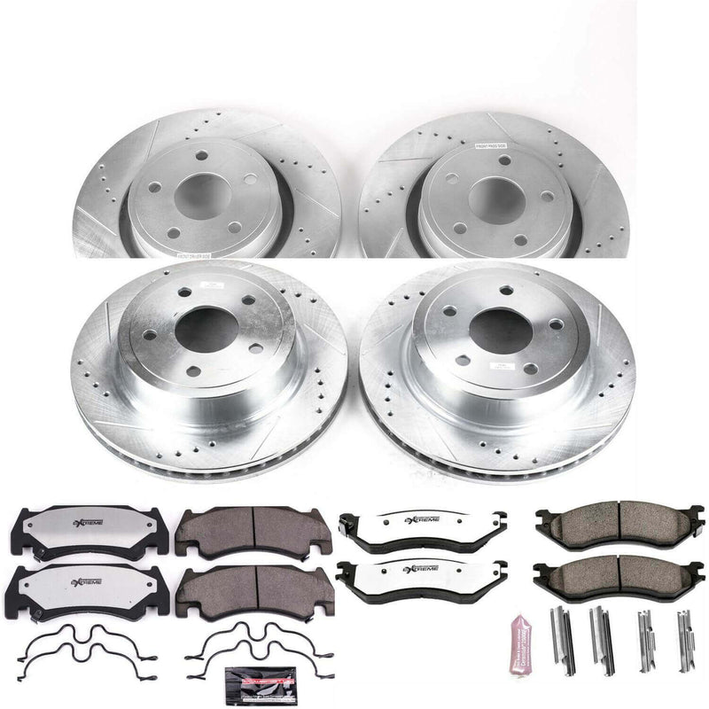 Power Stop K4386-36 Z36 Severe-Duty Truck And Tow 1-Click Front And Rear Brake Kit for 2005-2006 Dodge Ram 1500 SRT-10 product image