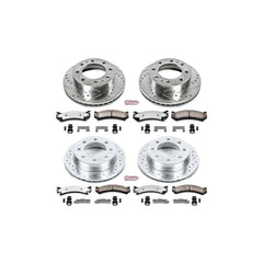 Power Stop K4423-36 Z36 Severe-Duty Truck And Tow 1-Click Brake Kit (Front And Rear) for 2004 Chevrolet Silverado 2500 Hd product image
