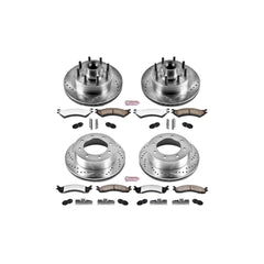 Power Stop K4434-36 Z36 Severe-Duty Truck And Tow 1-Click Brake Kit (Front And Rear) for 1999-2007 Ford E-150 product image