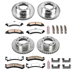 Power Stop K4454-36 Z36 Severe-Duty Truck And Tow 1-Click Brake Kit (Front And Rear) for 2005 Chevrolet Silverado 1500 Hd product image