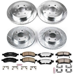 Power Stop K4466-36 Z36 Severe-Duty Truck And Tow 1-Click Brake Kit (Front And Rear) for 2007-2017 Buick Enclave product image