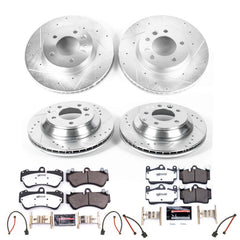 Power Stop K4495-26 Z26 Street Warrior 1-Click Front And Rear Brake Kit for 2003-2010 Porsche Cayenne product image
