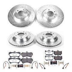Power Stop K4500-26 Z26 Street Warrior 1-Click Front And Rear Brake Kit for 2007-2015 Audi Q7 product image