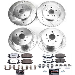 Power Stop K4530-36 Z36 Severe-Duty Truck And Tow 1-Click Front And Rear Brake Kit for 2004-2009 Lexus RX330 product image