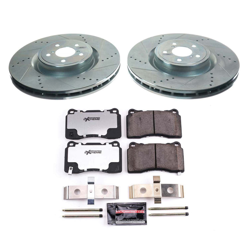 Power Stop K4549-26 Front Z26 Street Warrior 1-Click Pad And Rotor Kit for 2017-2020 Subaru BRZ product image