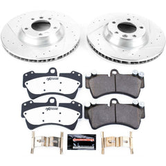 Power Stop K4558-26 Z26 Street Warrior 1-Click Front Brake Kit for 2007-2015 Audi Q7 product image