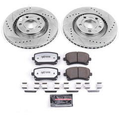 Power Stop K4564-26 Z26 Street Warrior 1-Click Rear Brake Kit for 2004-2009 Audi S4 product image