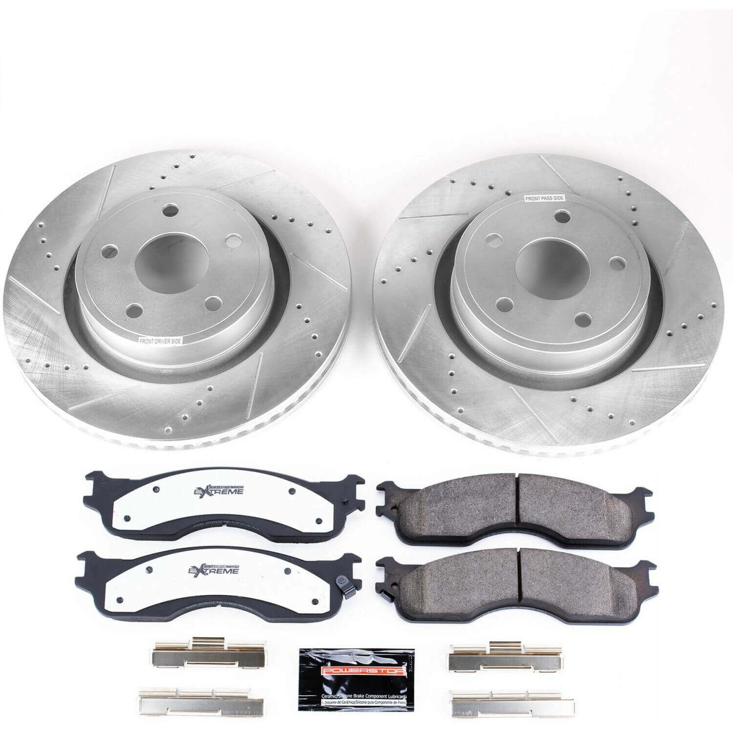 Power Stop K4584-36 Z36 Severe-Duty Truck And Tow 1-Click Front Brake Kit for 2004 Dodge RAM 1500 SRT-10 product image