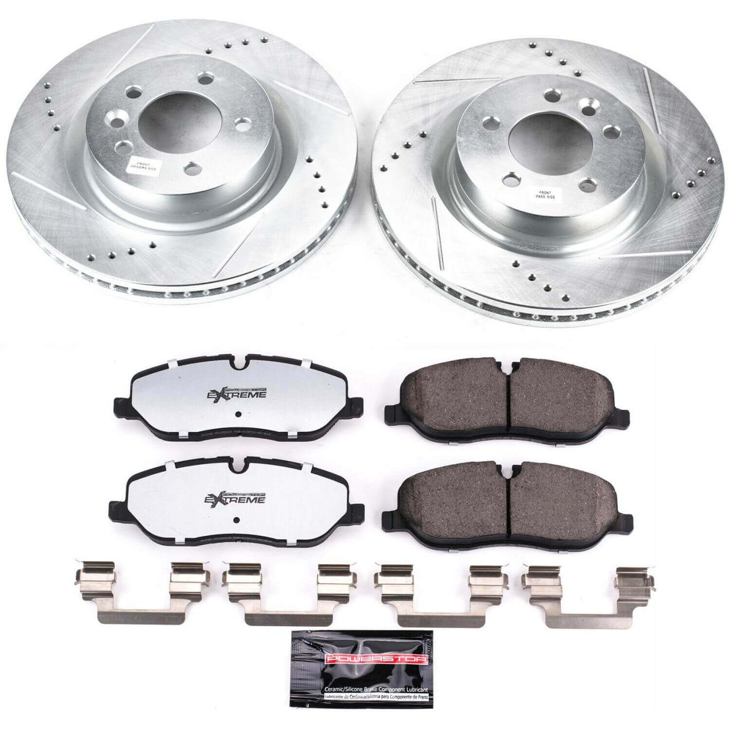 Power Stop K4615-36 Z36 Severe-Duty Truck And Tow 1-Click Front Brake Kit for 2005-2009 Land Rover LR3 product image