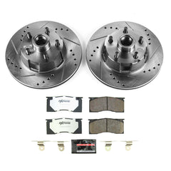 Power Stop K4619-26 Front Z26 Street Warrior 1-Click Pad And Rotor Kit for 1967 Ford Fairlane Base product image
