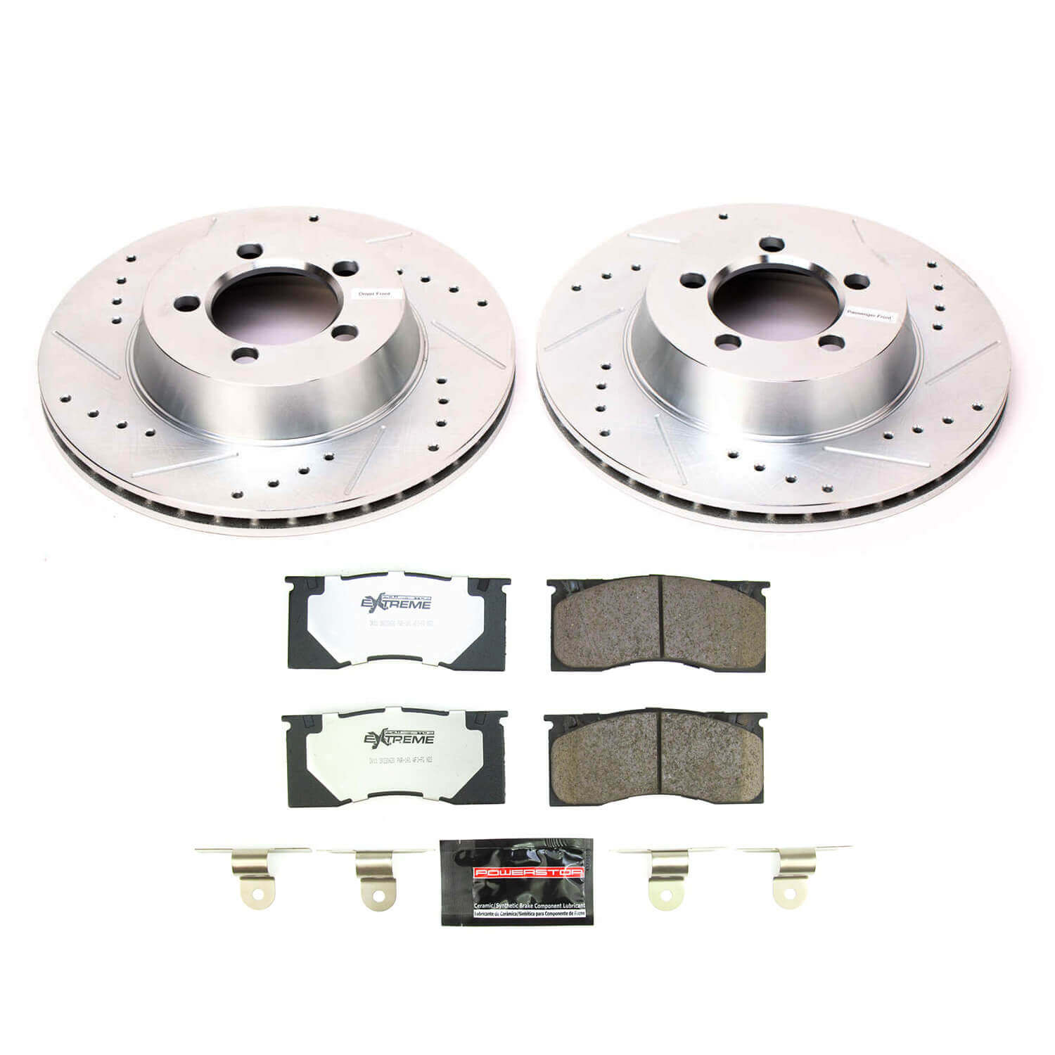 Power Stop K4620-26 Front Z26 Street Warrior 1-Click Pad And Rotor Kit for 1969 Plymouth Barracuda product image