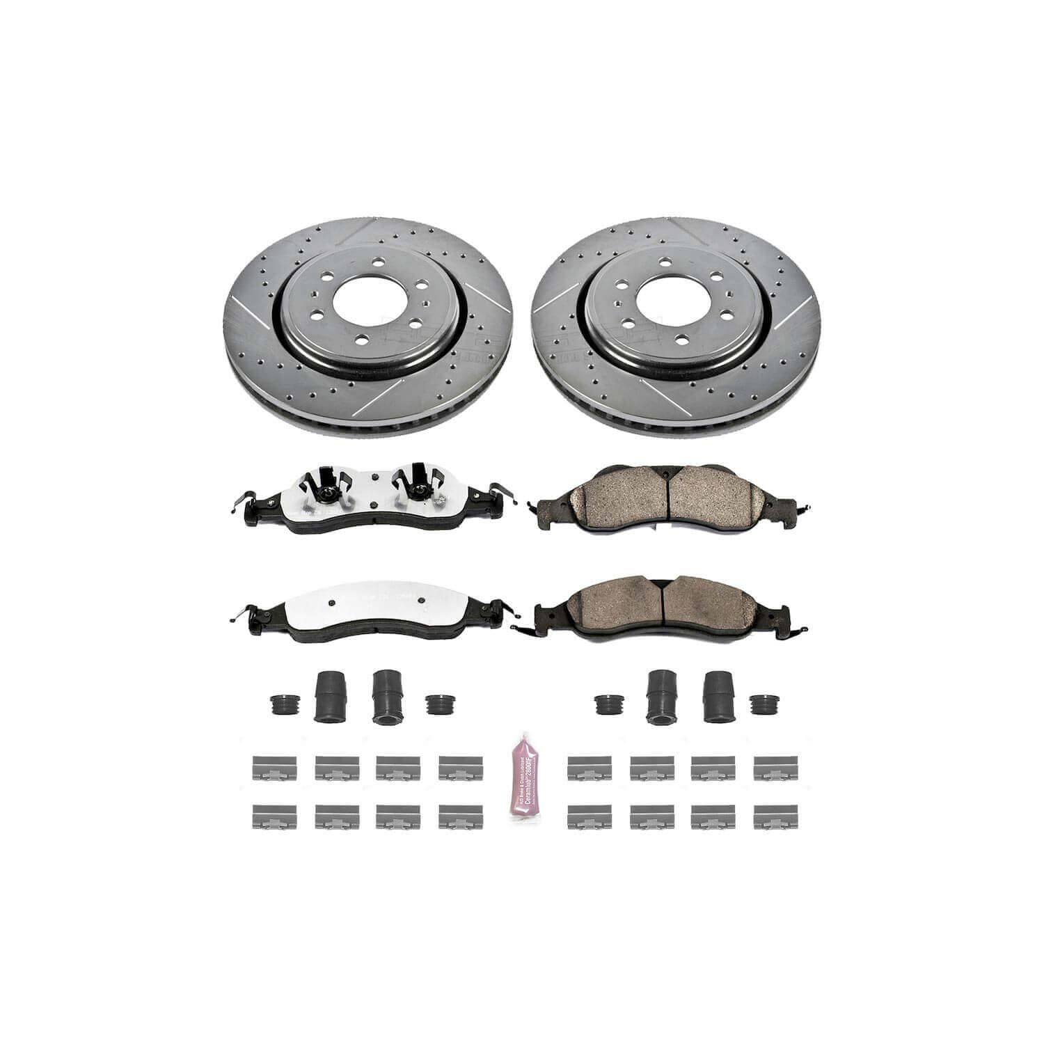 Power Stop K4682-36 Z36 Severe-Duty Truck And Tow 1-Click Brake Kit (Front) for 2007-2009 Ford Expedition product image