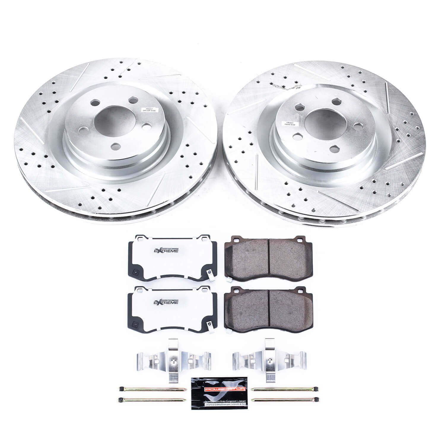 Power Stop K4695-26 Z26 Extreme Street Warrior 1-Click Brake Kit (Front) for 2005-2023 Chrysler 300 product image