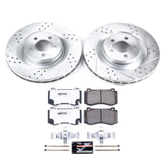 Power Stop K4695-26 Z26 Extreme Street Warrior 1-Click Brake Kit (Front) for 2005-2023 Chrysler 300 product image