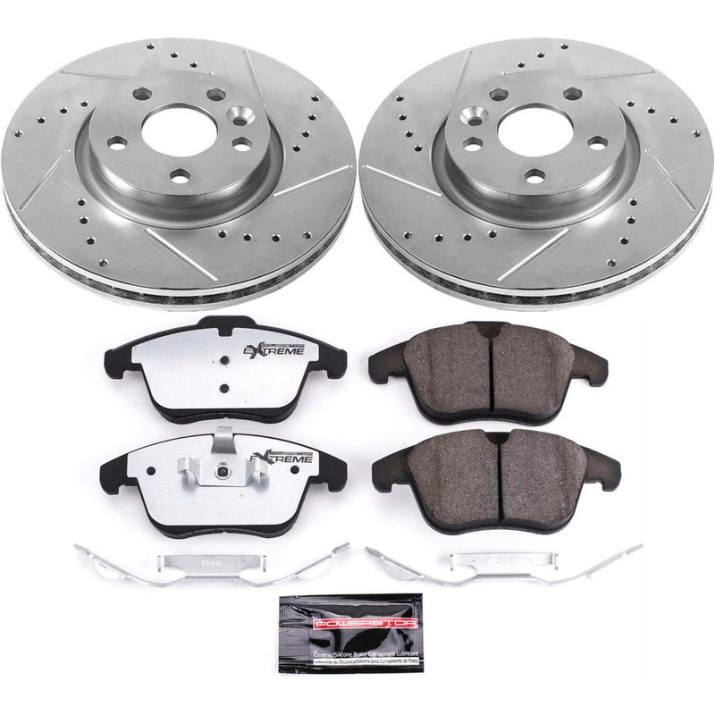 Power Stop K4700-36 Z36 Severe-Duty Truck And Tow 1-Click Front Brake Kit for 2008-2018 Volvo S60 product image