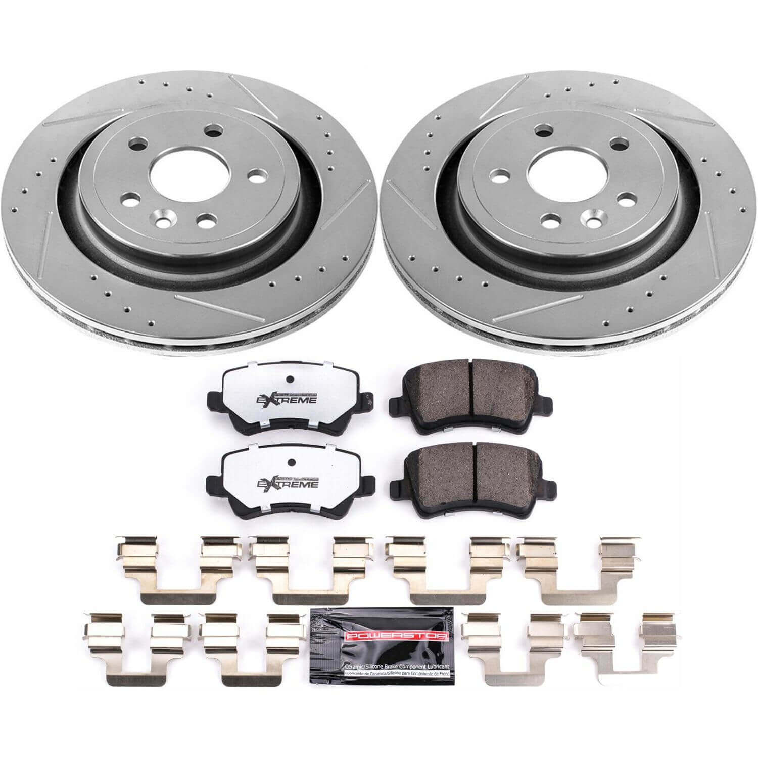 Power Stop K4702-36 Z36 Severe-Duty Truck And Tow 1-Click Rear Brake Kit for 2007-2018 Volvo S60 product image