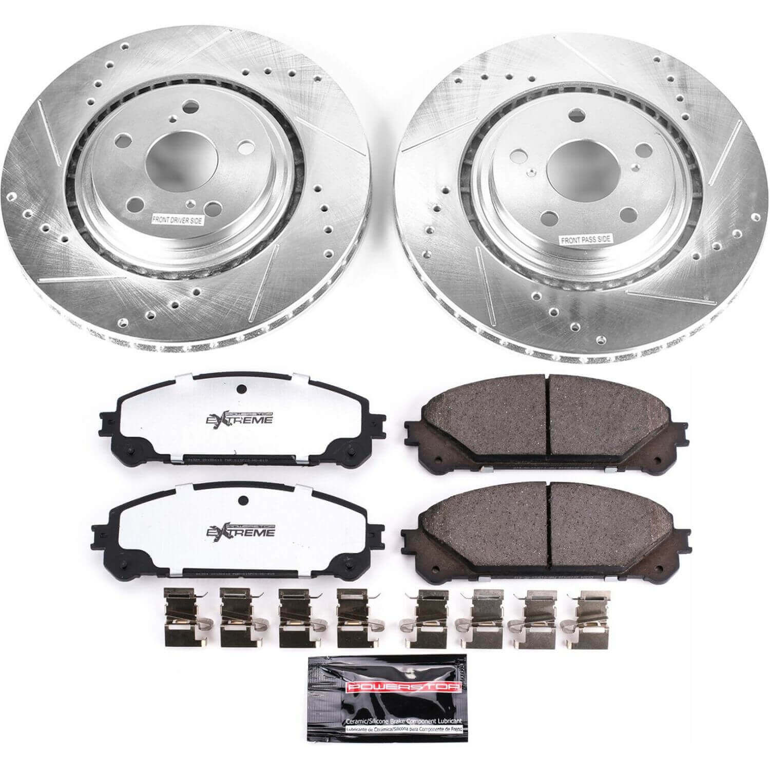 Power Stop K4713-36 Z36 Severe-Duty Truck And Tow 1-Click Front Brake Kit for 2008-2021 Lexus NX200T product image