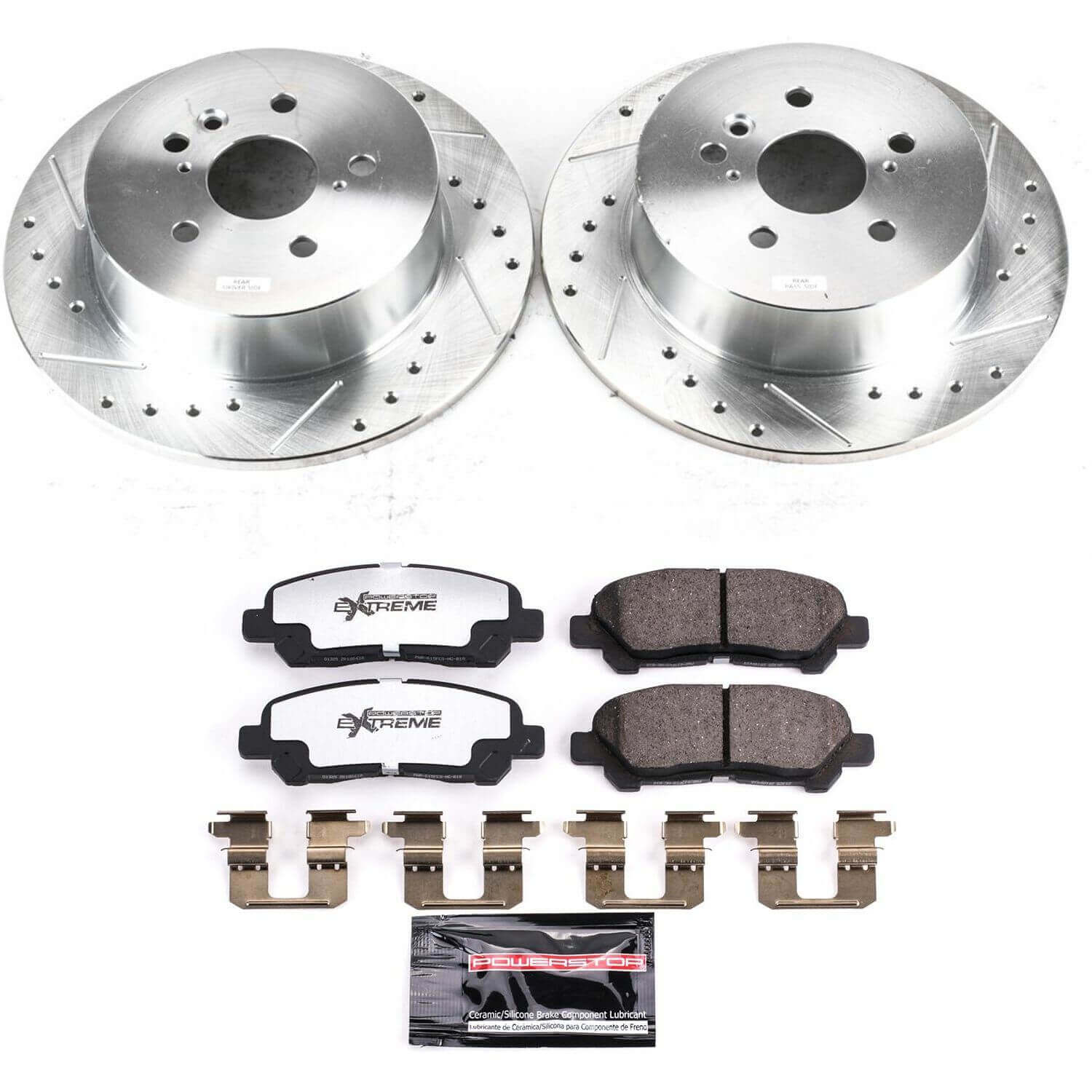 Power Stop K4714-36 Z36 Severe-Duty Truck And Tow 1-Click Rear Brake Kit for 2008-2013 Toyota Highlander product image