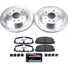 Power Stop K472-26 Z26 Street Warrior 1-Click Rear Brake Kit for 1986-1991 Mazda RX-7 product image