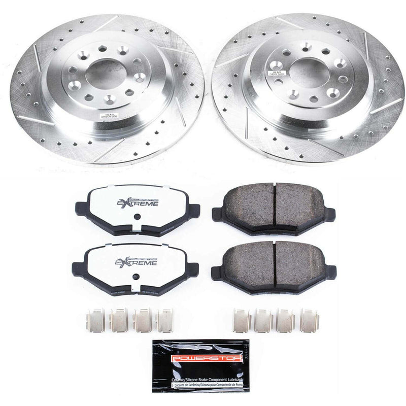 Power Stop K4744-36 Z36 Severe-Duty Truck And Tow 1-Click Rear Brake Kit for 2009-2019 Ford Edge product image