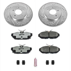 Power Stop K4749-26 Z26 Extreme Street Warrior 1-Click Brake Kit (Rear) for 2011-2014 Ford Mustang product image