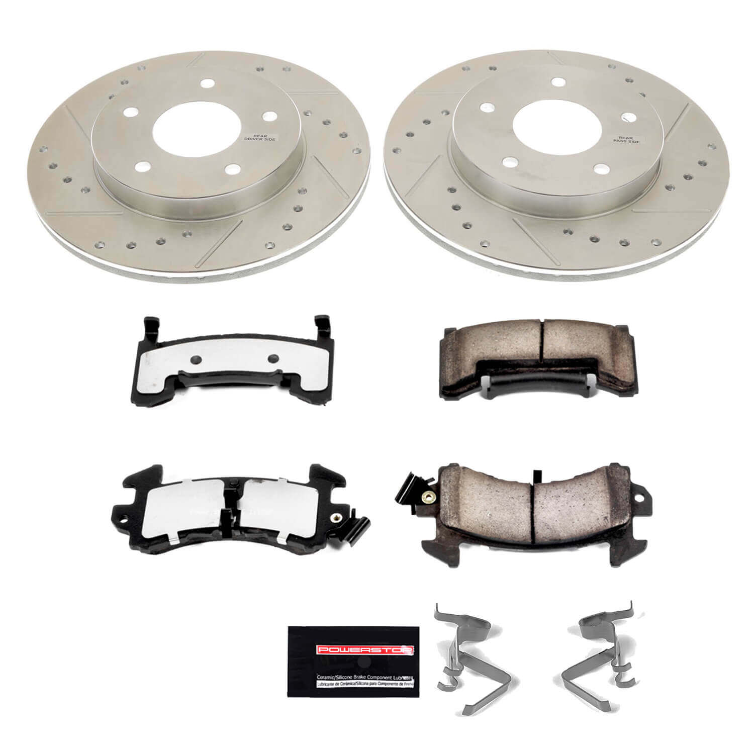 Power Stop K4761-36 Z36 Severe-Duty Truck And Tow 1-Click Rear Pad And Rotor Kit for 1979-1981 Pontiac Firebird Rear Disc product image